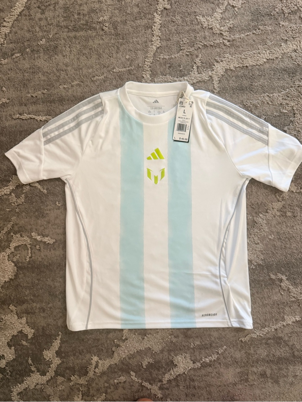Adidas Messi Training Soccer Jersey Youth L NWT